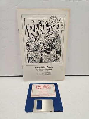 Rampage w/ Manual 3.5'' Commodore Amiga
