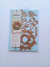 Spellbinders Die Set Build A Wreath Foliage Bow ** One Die Missing** See Photos 