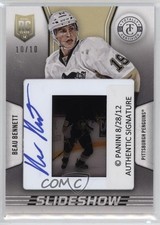 2013-14 Totally Certified Rookie Slideshow 10/10 Beau Bennett #RS-BB Auto f0l
