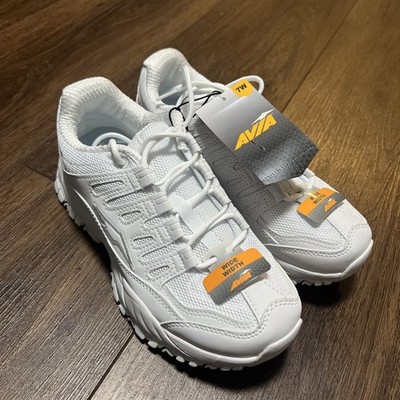 Avia Women's Elevate Athletic Sneakers White Size 7W (Wide) Brand