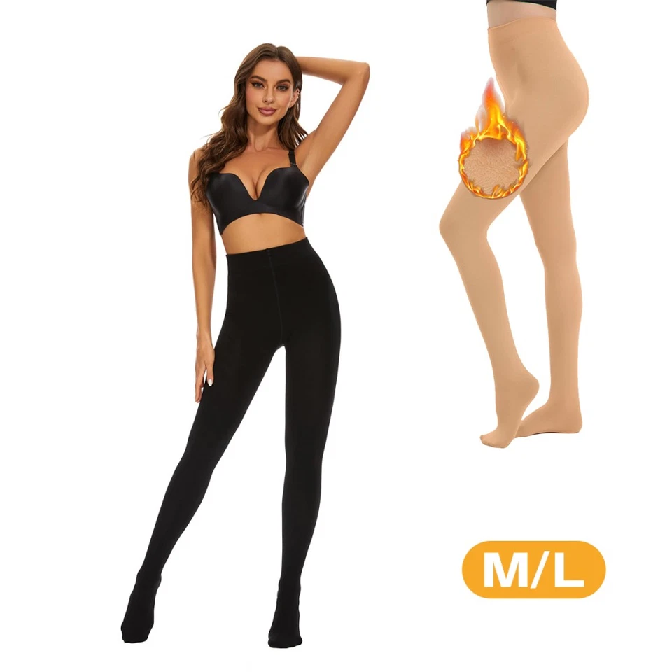 Damen Thermostrumpfhose Winter Thermo Strumpfhose warmen Innenfleece - Bild 2 von 4