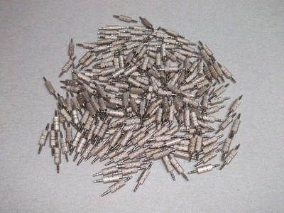 210x Restposten 3,5 mm Stereo Klinkenstecker Metall Stecker auf Stecker Kupplung Joiner Adapter