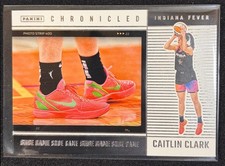 2025 Panini Basketball Caitlin Clark Chronicled Shoe Game #77 Indiana Fever