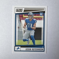 2022 Aidan Hutchinson RC #307 Score Football Detroit Lions Rookie Card NFL