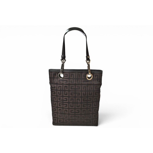 Givenchy Tote Bag Crossbody Black Brown Nylon Women Pre-owned From Japan