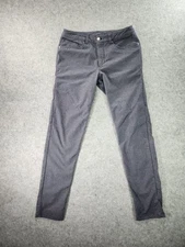 Lululemon Pants Mens 31x31.5  ABC Slim Tech Heather Blue Canvas LM5983S