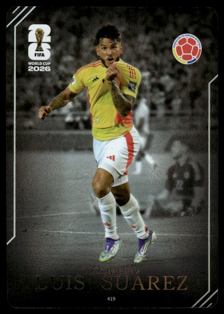 2026 Panini X Kayou FIFA World Cup Luis Suarez Moment Card Thin #419 Colombia
