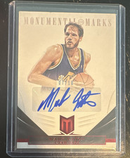 2012-13 Panini Momentum Monumental Marks Mark Eaton Auto Red /10 Utah Jazz