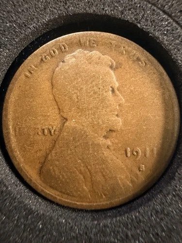 1911-S Wheat Penny, BN, Good Condition, Possible RPM Error, ULTRA RARE