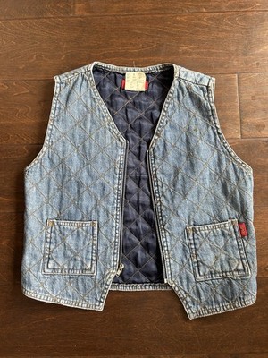 Esprit Girls Best Sz M Blue Denim Front Zip 4125