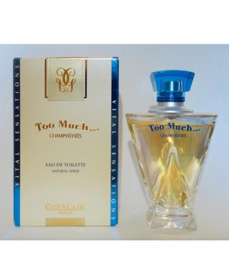 #ad Too Much Champs Elysees By Guerlain EDT Spray 1.7oz 50ml VINTAGE OLD FORMULA $125.00