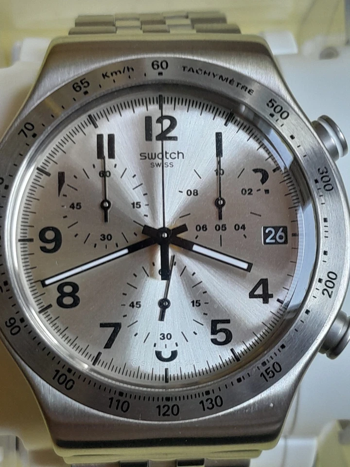 CRONOGRAFO SWATCH CHRONO YVS425G DESTINATION UPPER EAST - FUORI CATALOGO - Immagine 3 di 4