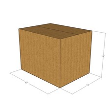 5 17x13x13 Kraft Brown Corrugated Shipping Boxes 32 ECT Single-Wall New