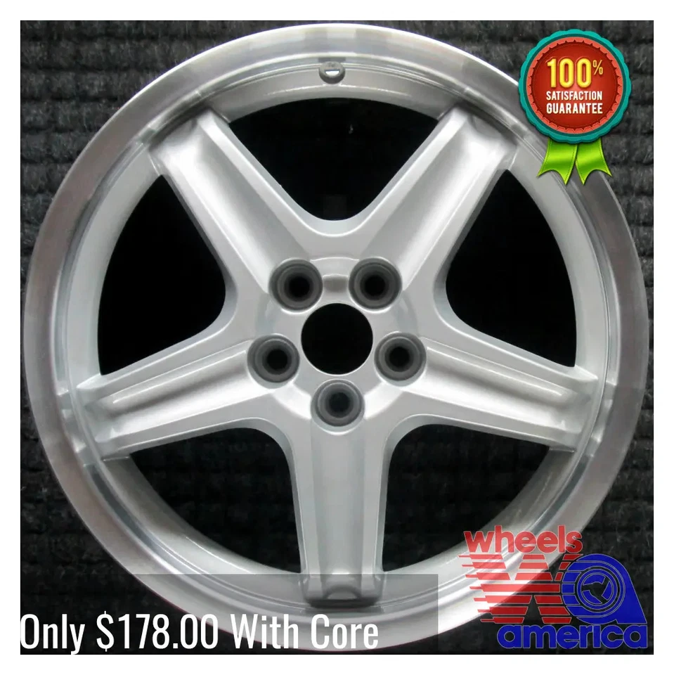 Wheel Rim Dodge Stratus 17 2002-2005 RC88TAEAB Machined OEM Factory OE 2174 - Image 2 of 4