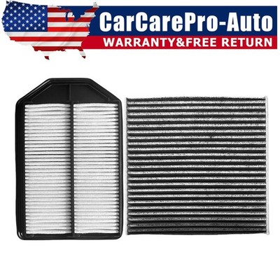 Combo Set Engine & Carbonized Cabin Air Filter Fit For HONDA CRV 2007-2009