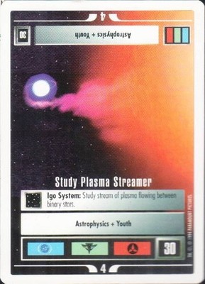 Study Plasma Streamer - Premiere 94 - Star Trek CCG 1E