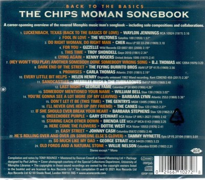CHIPS MOMAN SONGBOOK-ACE CD NEW SEALED 24 CUTS