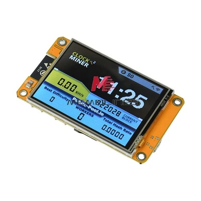 Bitcoin Solo Nerd Miner BTC Lottery Miner 355KH/s 2.8'' ESP32 Development Board