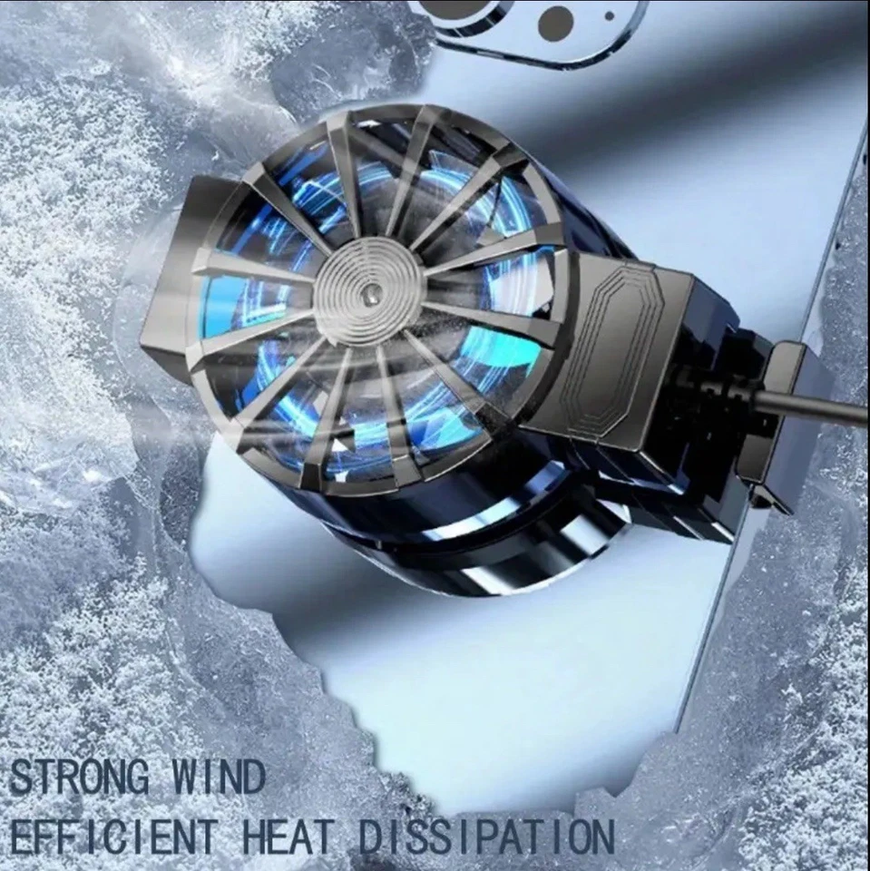 Ventilador de refrigeración para teléfono móvil 1 X16 Mini Turbine Hurricane, alimentado por USB Foto 2 de 4