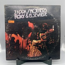 FRANK ZAPPA MOTHERS ROXY & ELSEWHERE 1974 US 1ST PRESS 2LP GATEFOLD 2DS 2202