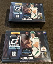 (x2) 2024 Panini Donruss NFL Football Mega Box Lot of 2 New Factory Sealed