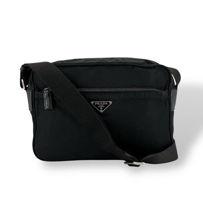 Prada 00s Black Shoulder Bag Authentic Classic Collectible