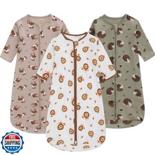 Miracle Baby Sleep Sack Long Sleeve 3 Pack 100 Cotton Baby Wearable Blanket