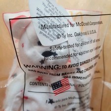 McDonald's Happy Meal - TY Beanie Babies 1999 - Glory The Bear - Sealed (1320)