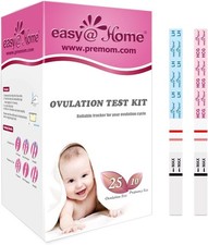10/27 Easy Home Ovulation Pregnancy Test Strips Kit: 25 Ovulation Strips