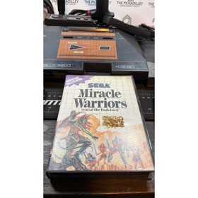 Sega Master System Power Base w/ 5 games + 3 Controllers + 3 Joysticks -Untested