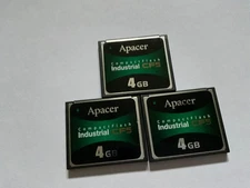 3pcs 4gb APACER Compactflash memory card for DSLR CF NIKON CANON cameras