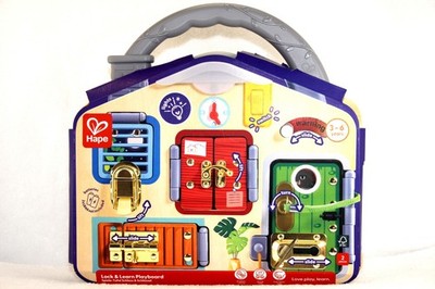 Lock & Learn Playboard For 3-6 Years Learn Problem Solving & Motor Skills NEW