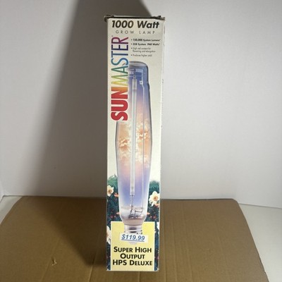 SUNMASTER 1000 Watt Light Bulbs Grow Lamps ~ Super HPS Deluxe