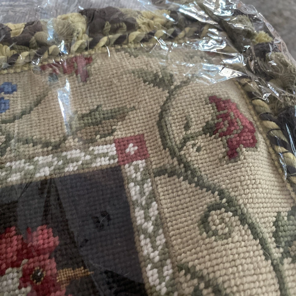 Новый французский кантри петух подушка чехол вышивка 21» винтажный кисточки цветы  - Изображение 4 из 4