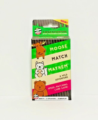 New Moose Match Mayhem A Wild Adventure Speed Matching Card Game (3-6 Players)
