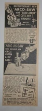 1955 Arco Saw Advertisement Arrow Metal Products Co. Broadway, NY