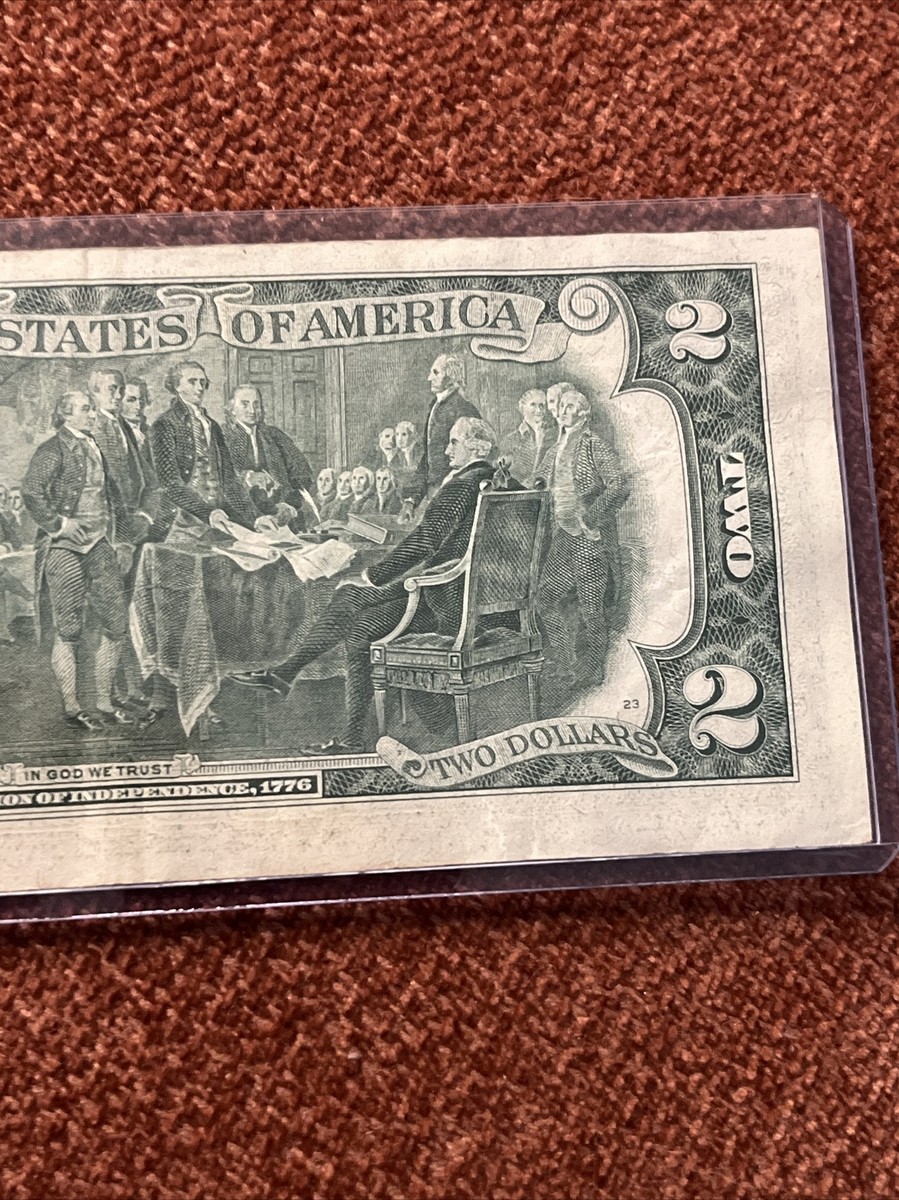 1976 2 dollar Bill Low Serial # VERY RARE B Series B21653986A | eBay