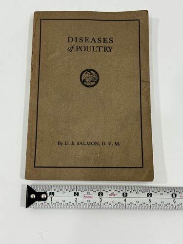 Late 1800's DISEASES of POULTRY book pamphlet Dr DE Salmon - Picture 2 of 13