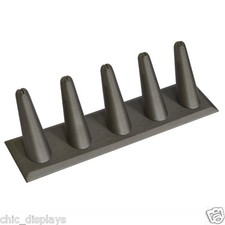 5 Finger Ring Display Grey Ring Display Gray Ring Display Stand Showcase Display