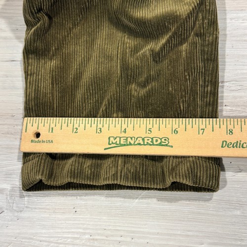 Orvis Corduroy Trousers Mens 34x26 Green Flat Front Brisbane Moss 100% Cotton - Picture 7 of 12