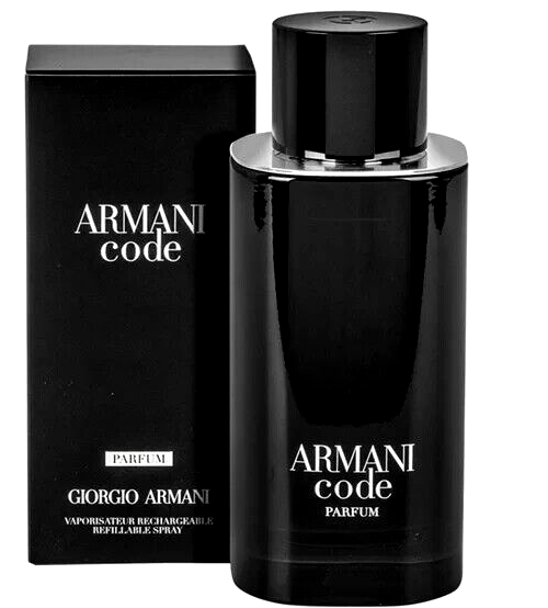 GIORGIO ARMANI CODE PARFUM REFILLABLE SPRAY FOR MEN 2.5 Oz / 75 ml
