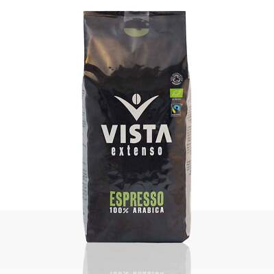 Tchibo Vista Espresso - 1kg ganze Kaffee-Bohne, 100% Arabica, Fairtrade