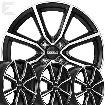 4x 14 Zoll Alufelgen für VW Vento / Dezent TN dark 5,5x14 ET35 (B-DP09407)