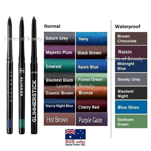 AVON Glimmerstick / Glimmer Retractable Eye Liner Eyeliner New choose ur colors