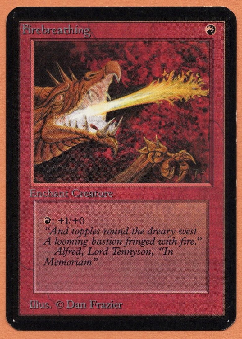 Firebreathing (LP-NM) - Alpha Edition - Magic the Gathering (MTG)