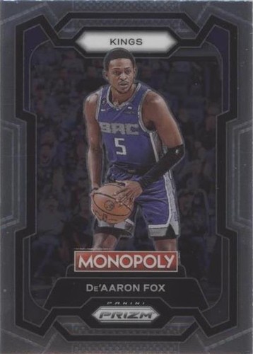 2023-24 PANINI PRIZM DE'AARON FOX #76 SILVER PRIZM KINGS NBA | eBay