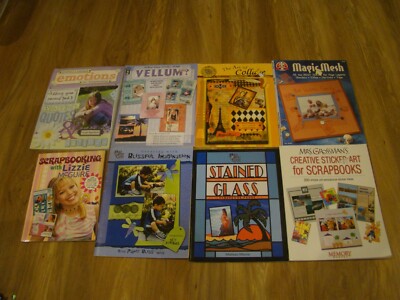 Set of 8 Scrapbook Special Techniques Magazines