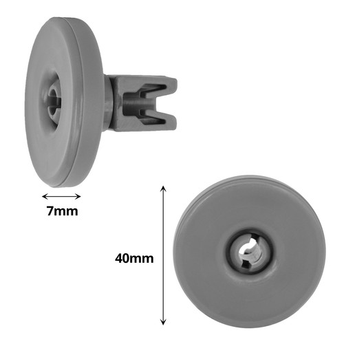 Wheels Runner Guides for Zanussi Aeg Electrolux Tricity Bendix Dishwasher Basket - Picture 3 of 9