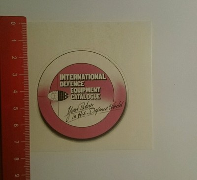 Aufkleber/Sticker: international Defence Equipment Catalogue (18101693)
