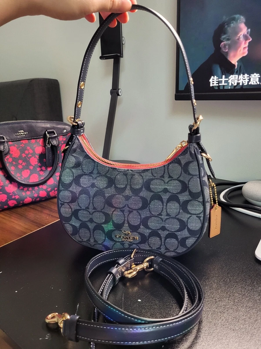 Coach Leather Luna Shoulder Bag